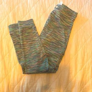 Crewcuts space dye jogger pants purple, pink, teal size m 8/9